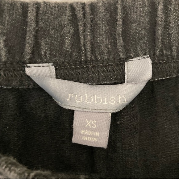 RUBBISH DISTRESSED BLACK MINI SKIRT—WORN ONCE! - Picture 6 of 8